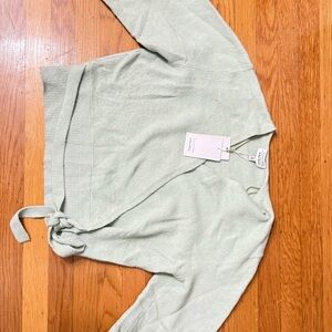 & Other Stories Mint Green Knit Sweater